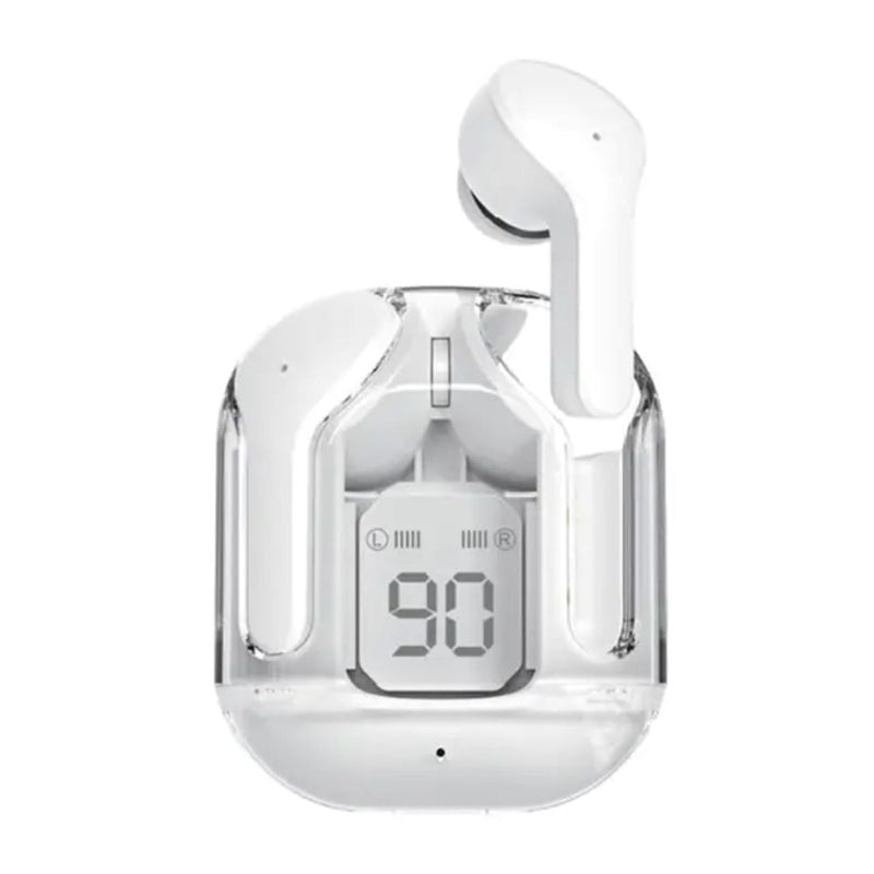 Fone de Ouvido Bluetooth | Fone Sem Fio Clear Sound Fone de Ouvido Bluetooth | Fone Sem Fio Clear Sound | GA Loja Casa Inovare Branco 